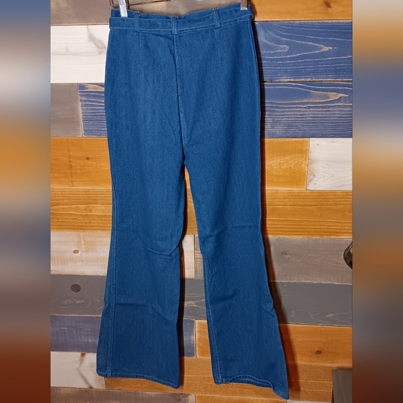 Vintage 70's Bohemian Denim Jeans Kmart 12 - Picture 5 of 6